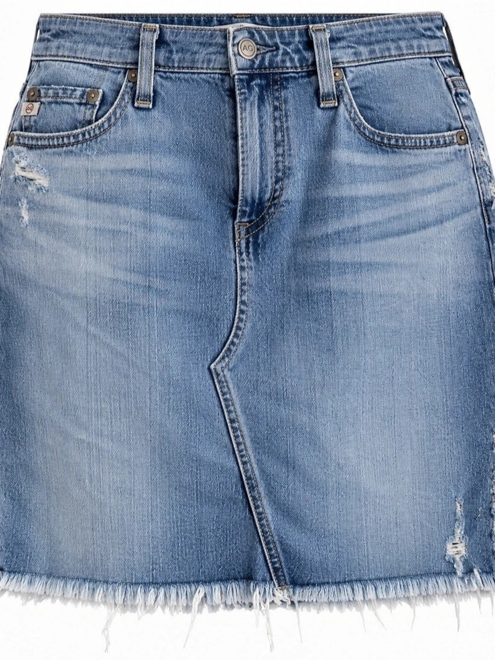 Adriano Goldschmied The Erin Denim Pencil Skirt Blue Waist 27R